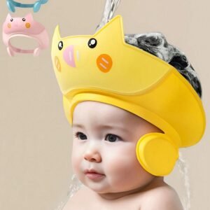 1 Cute Pig Shampoo Cap For Infants And Young Children, Adjustable