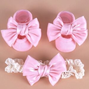 3pcs/Set Baby Socks And Headband Set